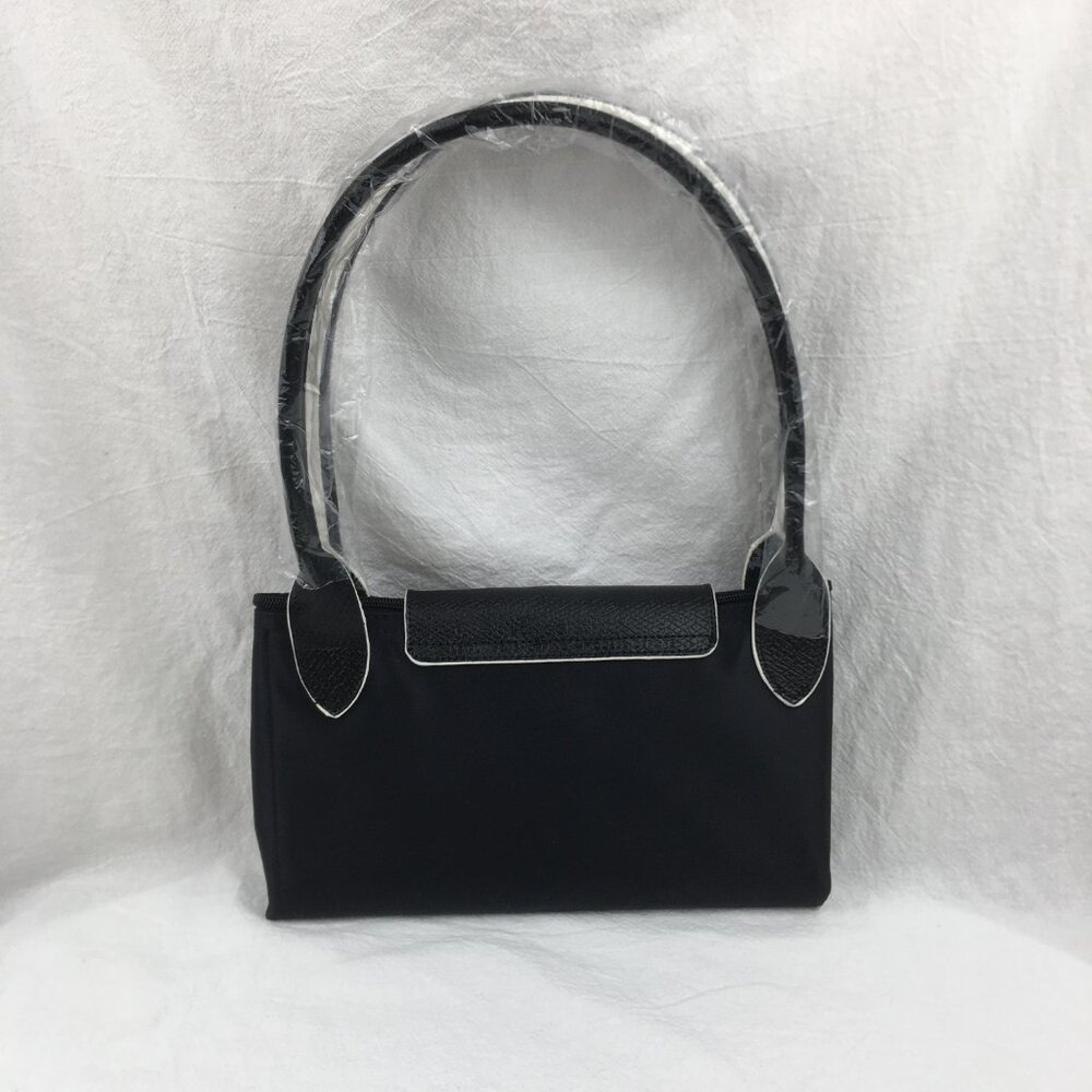 NWT Longchamp Le Pliage Original Large Shoulder Nylon Bag Tote IN NEW BLACK - Picture 3 of 12